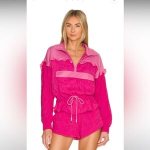 Revolve X FP Movement Lets Go Out Pullover in Azelea Combo Size L and XS